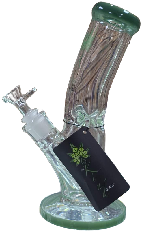 The Kind Glass bent-neck water pipe